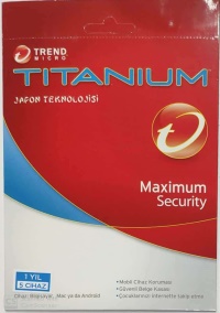 Trend Micro TITANIUM Maximum Security 5 KULLANICI 2789001224575
